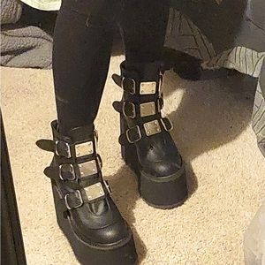 DEMONIAS Swing-105 Platform Ankle Boots